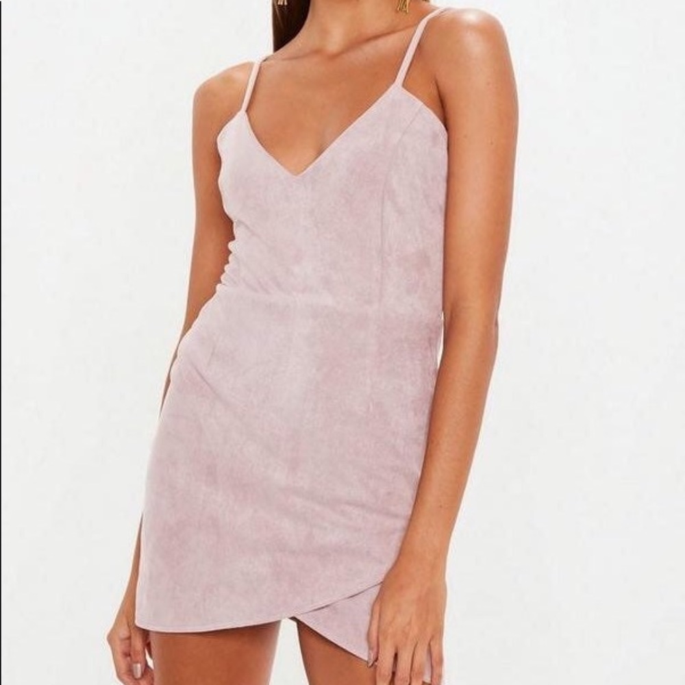 Misguided Suede Mini Dress